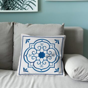 Coussin Azulejos velours 1